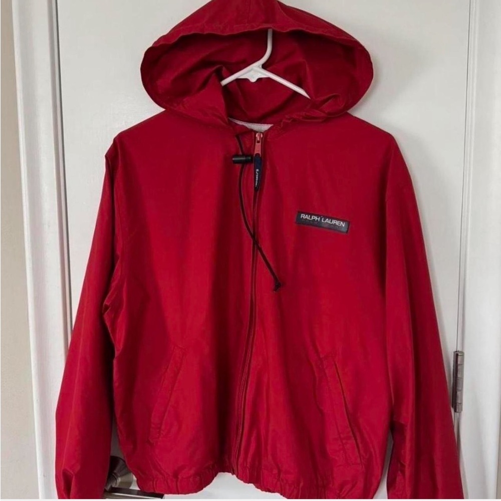 Ralph Lauren Men's Vibrant Red Windbreaker
